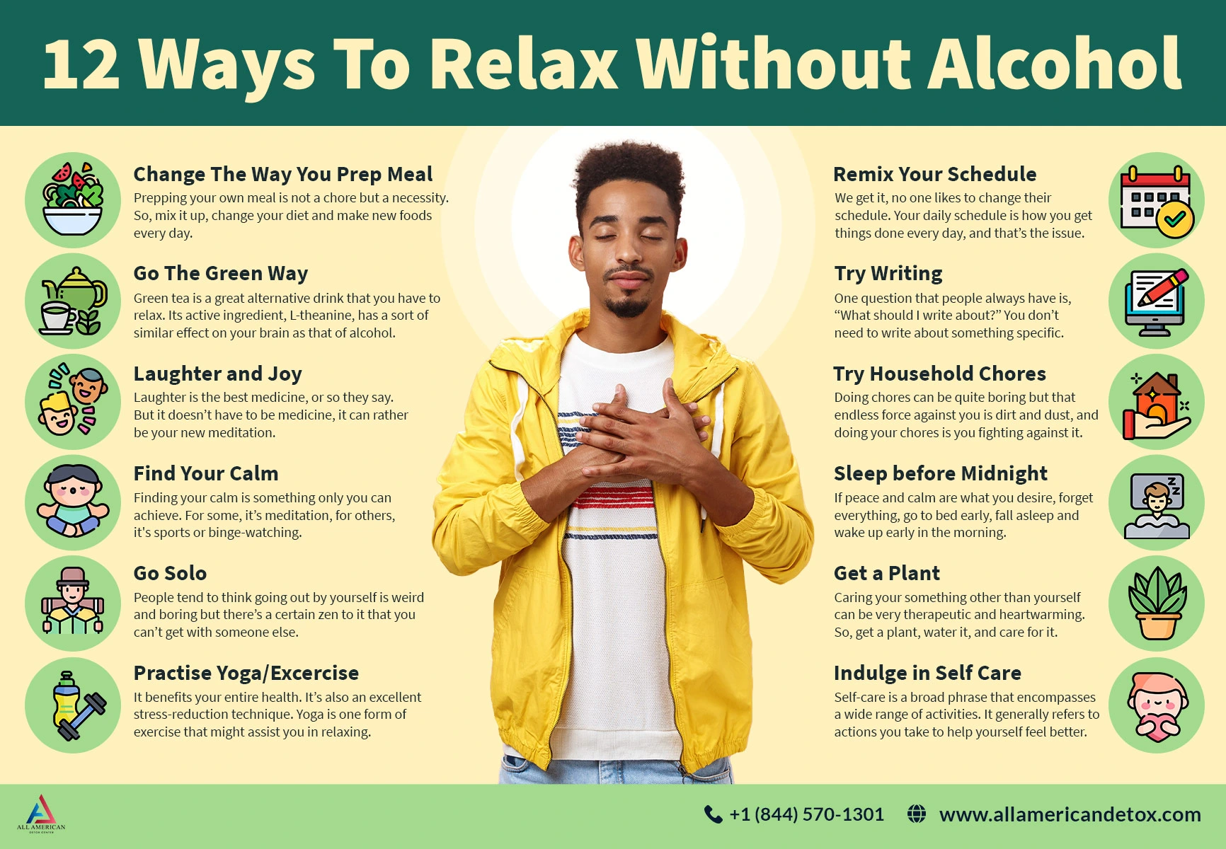 ways to relax without alcohol